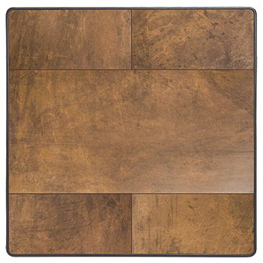 OW Lee 24" Square Table Top with Aluminum Rim