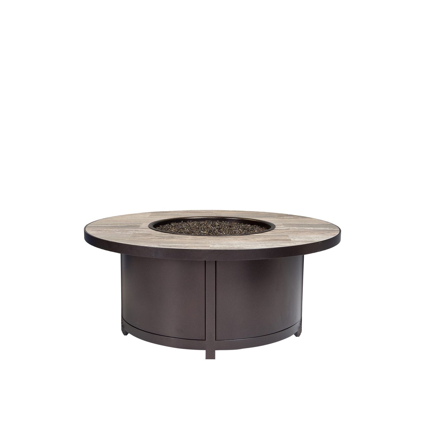 OW Lee Capri 42" Round Occasional Height Fire Pit Table