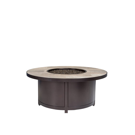 OW Lee Capri 42" Round Chat Height Fire Pit Table