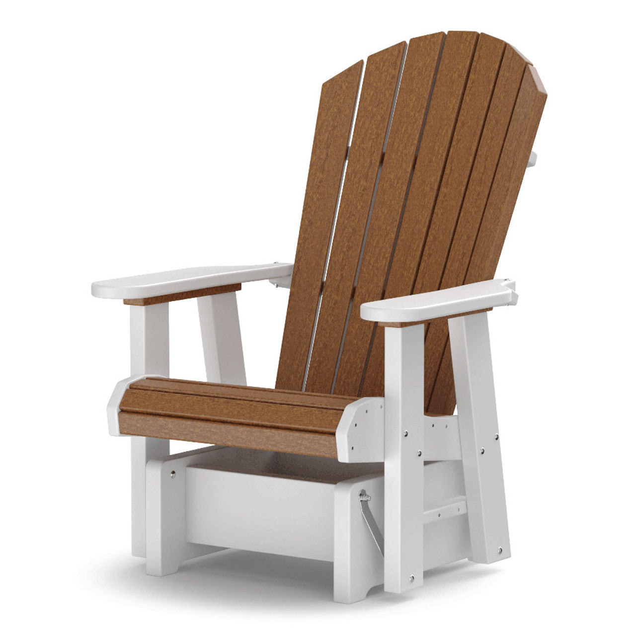 Daybreak Outdoor HDPE Fanback Chair Glider