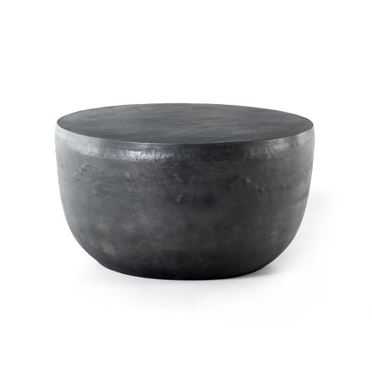 Four Hands 101705-005 Basil Outdoor End Table - Aged Grey