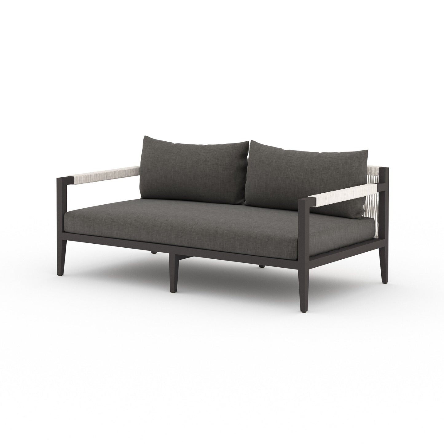 Four Hands 223329-001 Sherwood Outdoor Sofa, Bronze - Venao Charcoal