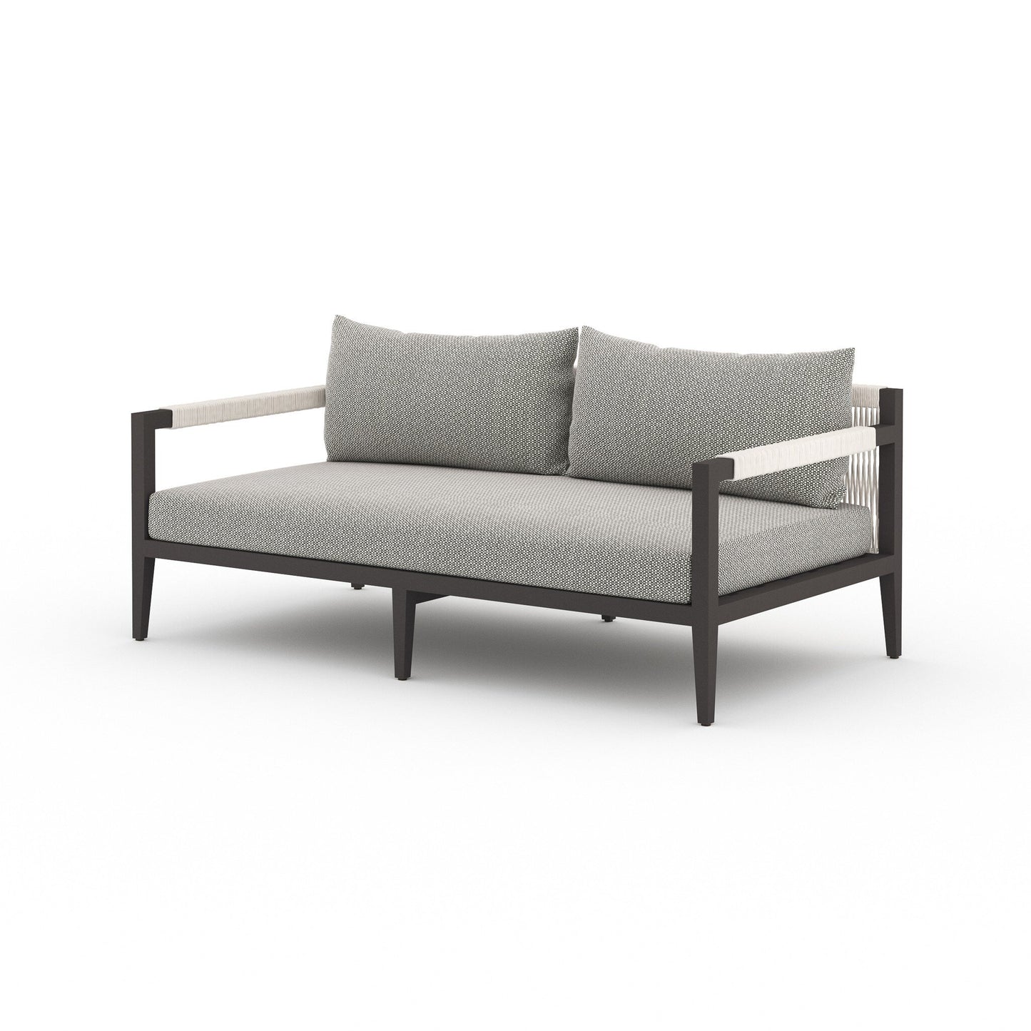 Four Hands 223329-002 Sherwood Outdoor Sofa, Bronze - Faye Ash
