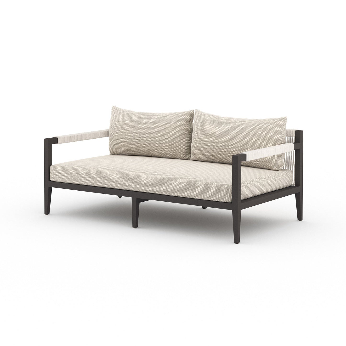 Four Hands 223329-004 Sherwood Outdoor Sofa, Bronze - Faye Sand