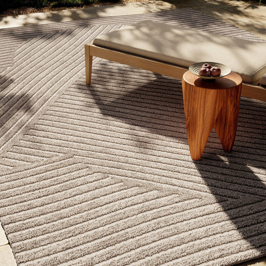 Four Hands 224673-003 Chasen Outdoor Rug - Heathered Natural