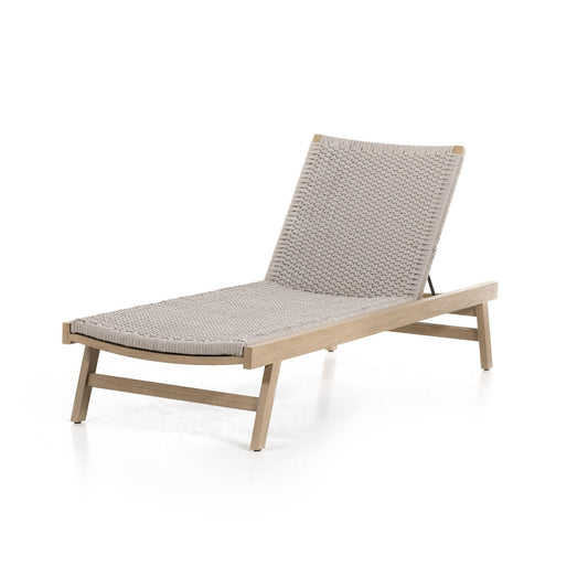 Four Hands 226919-001 Delano Outdoor Chaise - Washed Brown-FSC