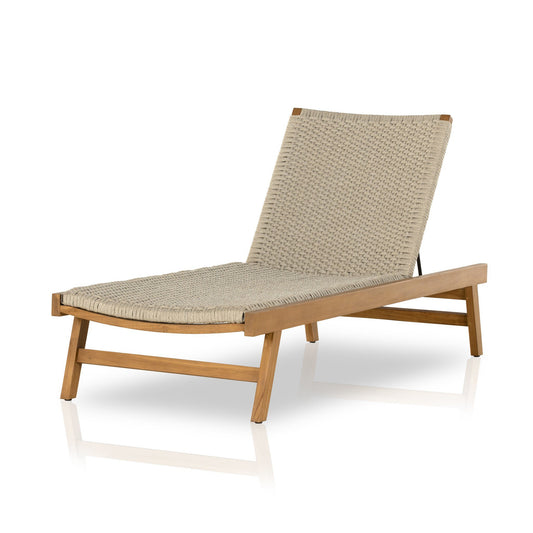 Four Hands 226919-003 Delano Outdoor Chaise - Natural Teak-FSC