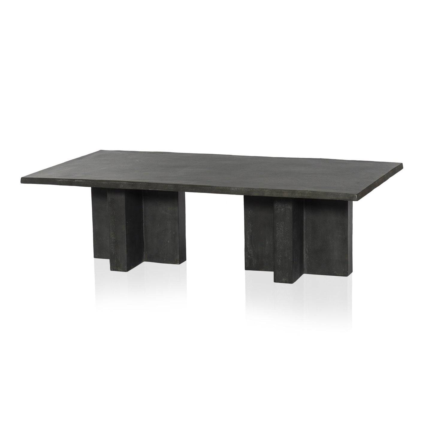 Four Hands 234216-001 Terrell Outdoor Coffee Table - Aged Grey
