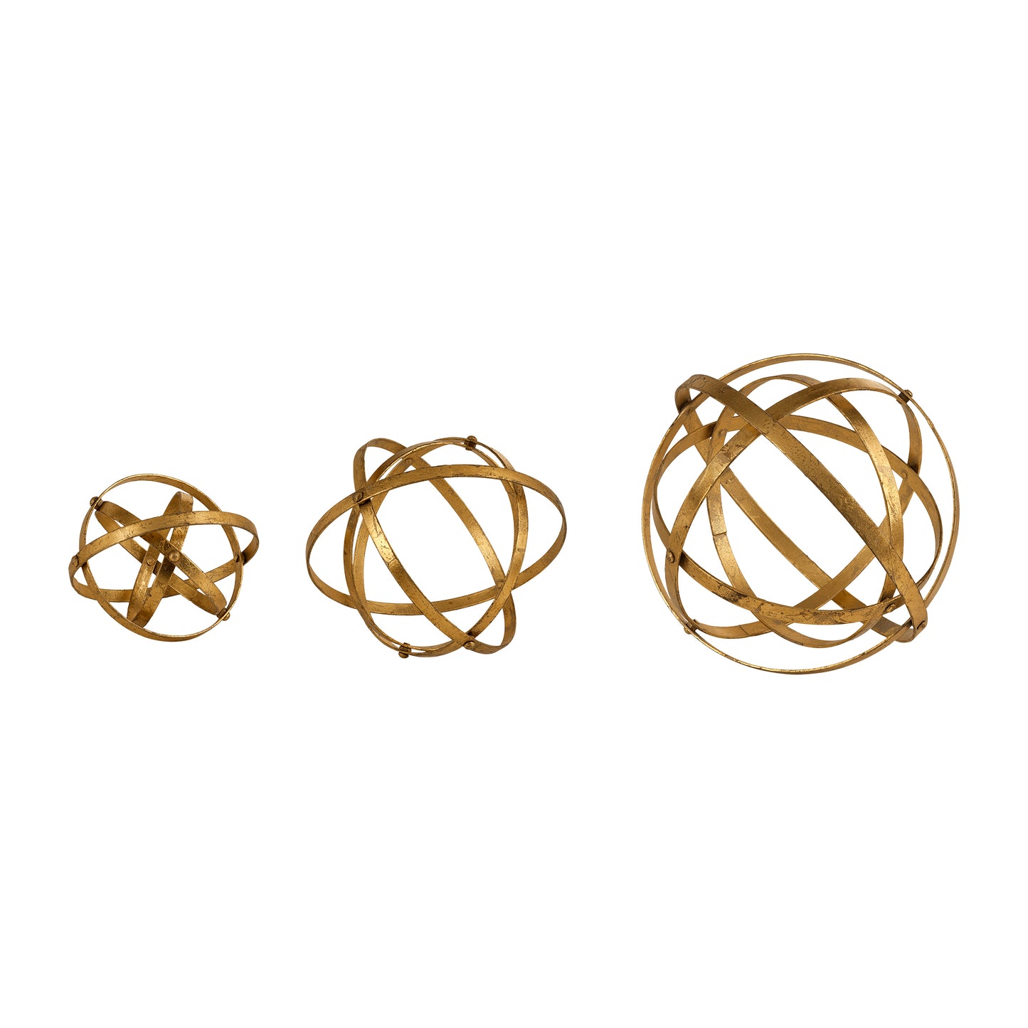 Uttermost 20066 Stetson Gold Spheres, S/3