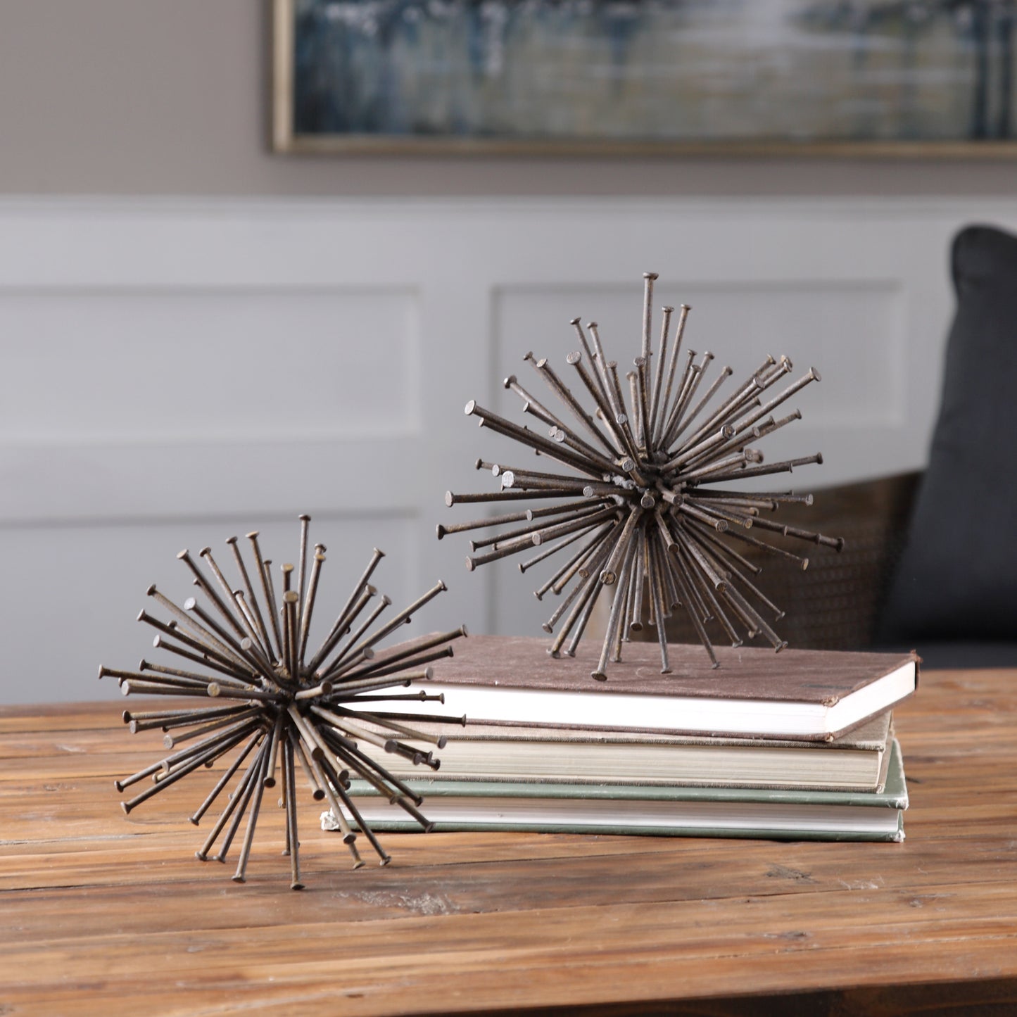 Uttermost 18708 Aric Nail Spheres S/2
