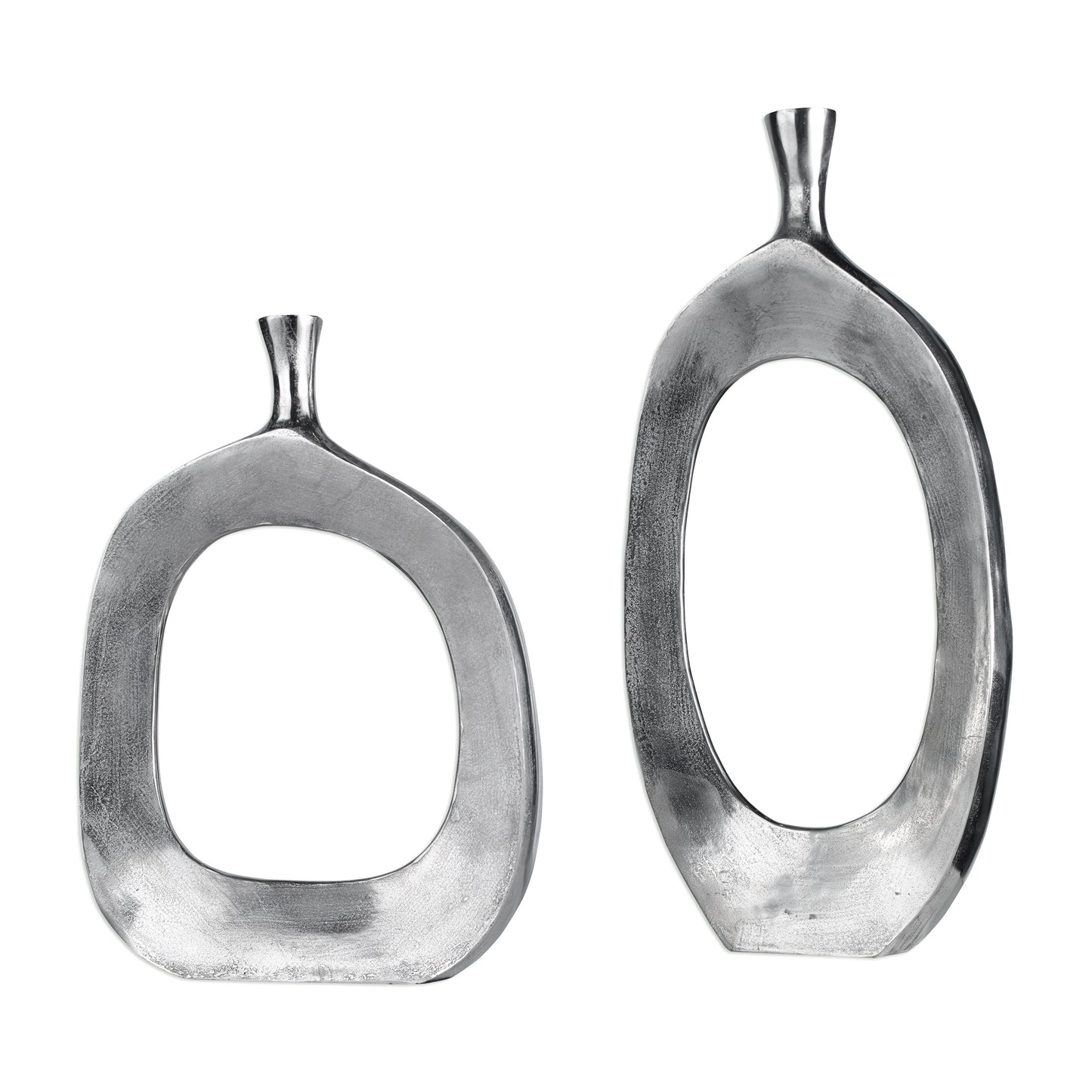 Uttermost 20187 Cierra Aluminum Vases S/2