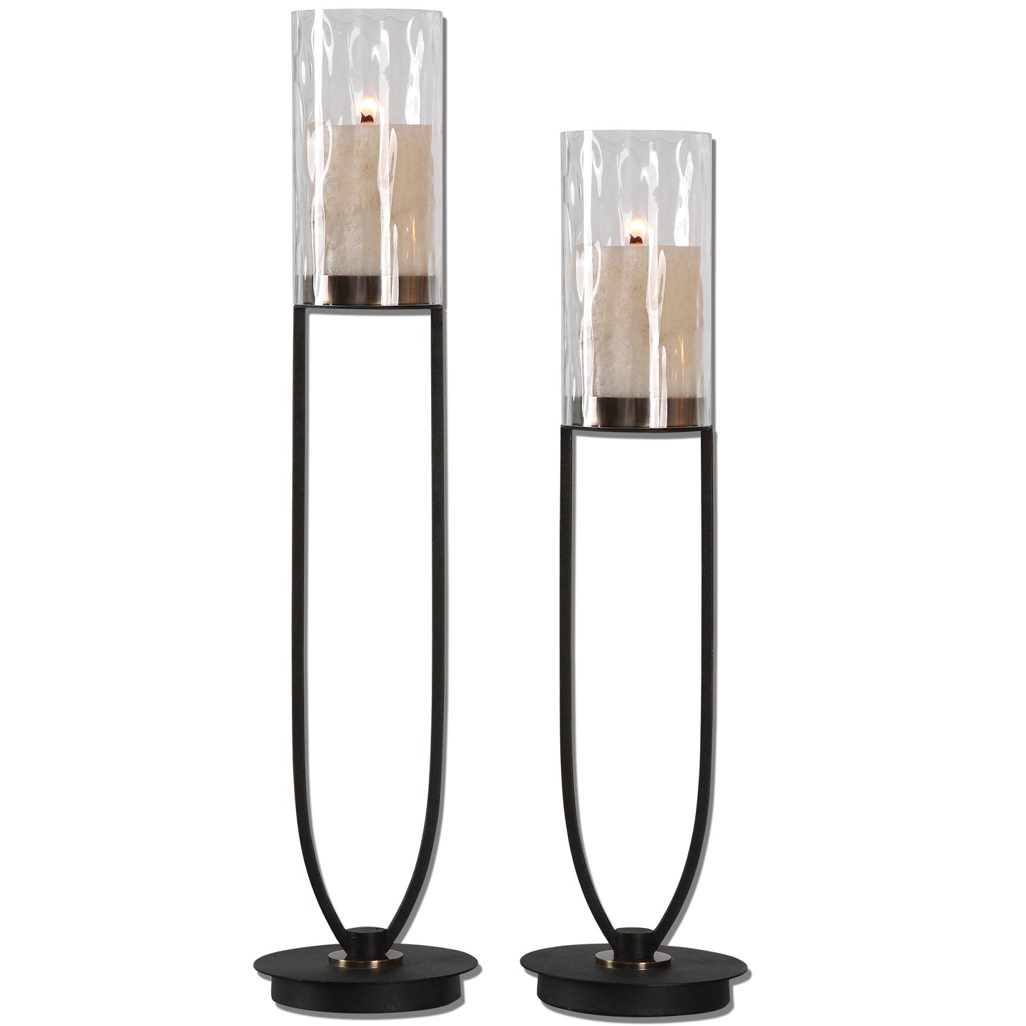 Uttermost 18835 Durga Iron Work Candleholders Set/2
