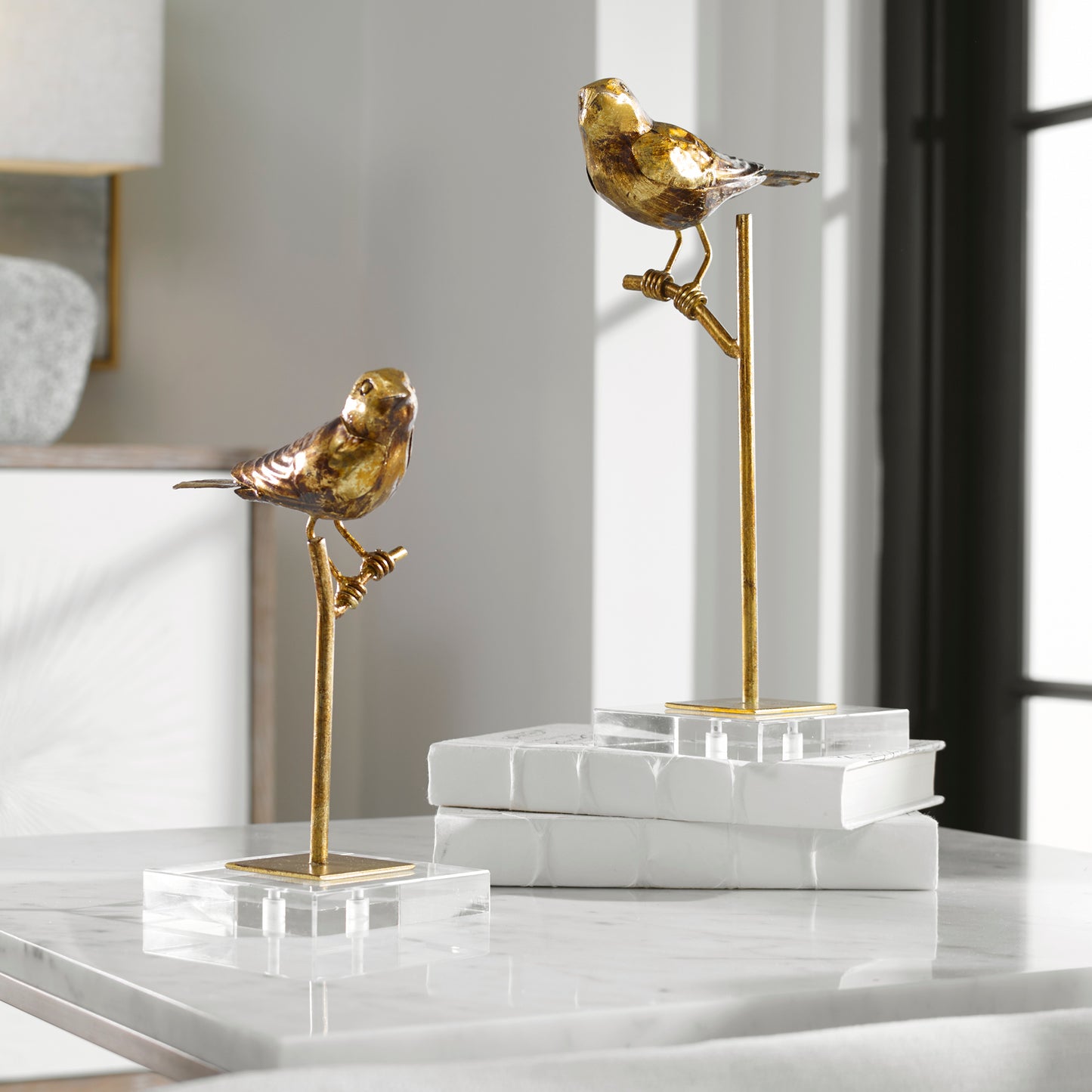 Uttermost 18898 Passerines Bird Sculptures S/2