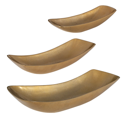 Uttermost 18957 Anas Antique Brass Bowls Set/3