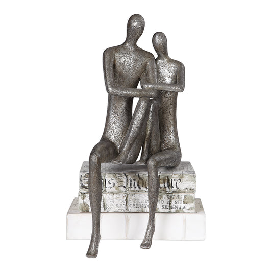 Uttermost 18992 Courtship Antique Nickel Figurine