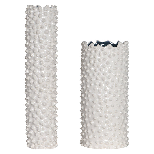 Uttermost 17578 Ciji White Vases, Set/2