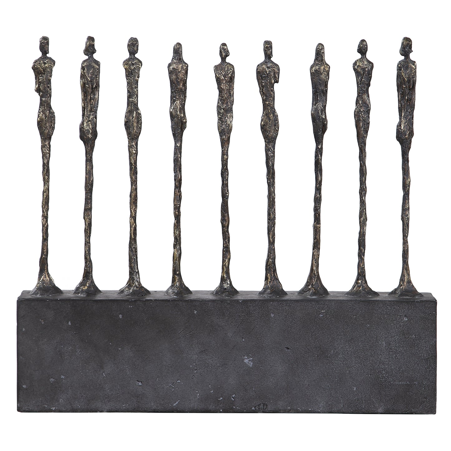 Uttermost 17597 Stand Together Aged Gold Figurine
