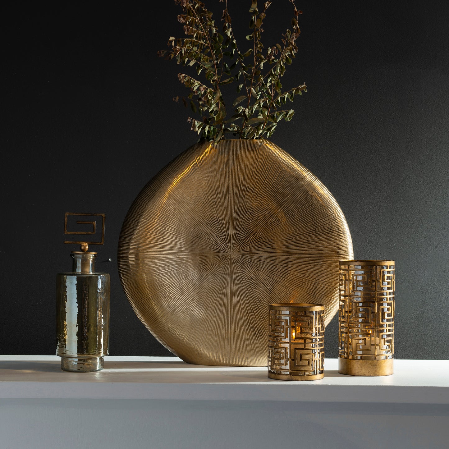 Uttermost 17598 Gretchen Gold Vase