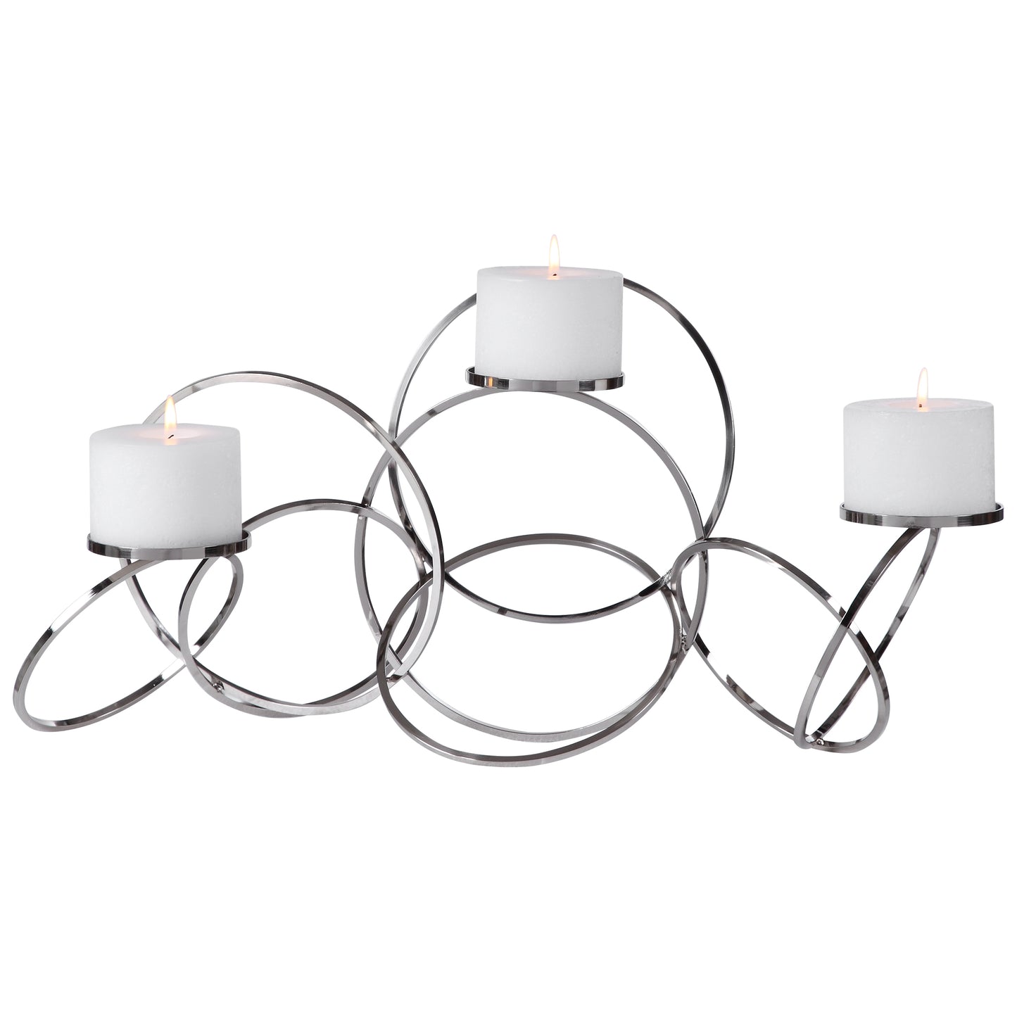 Uttermost 17731 Kiernan Nickel Ring Candleholder