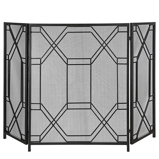 Uttermost 17982 Rosen Geometric Fireplace Screen