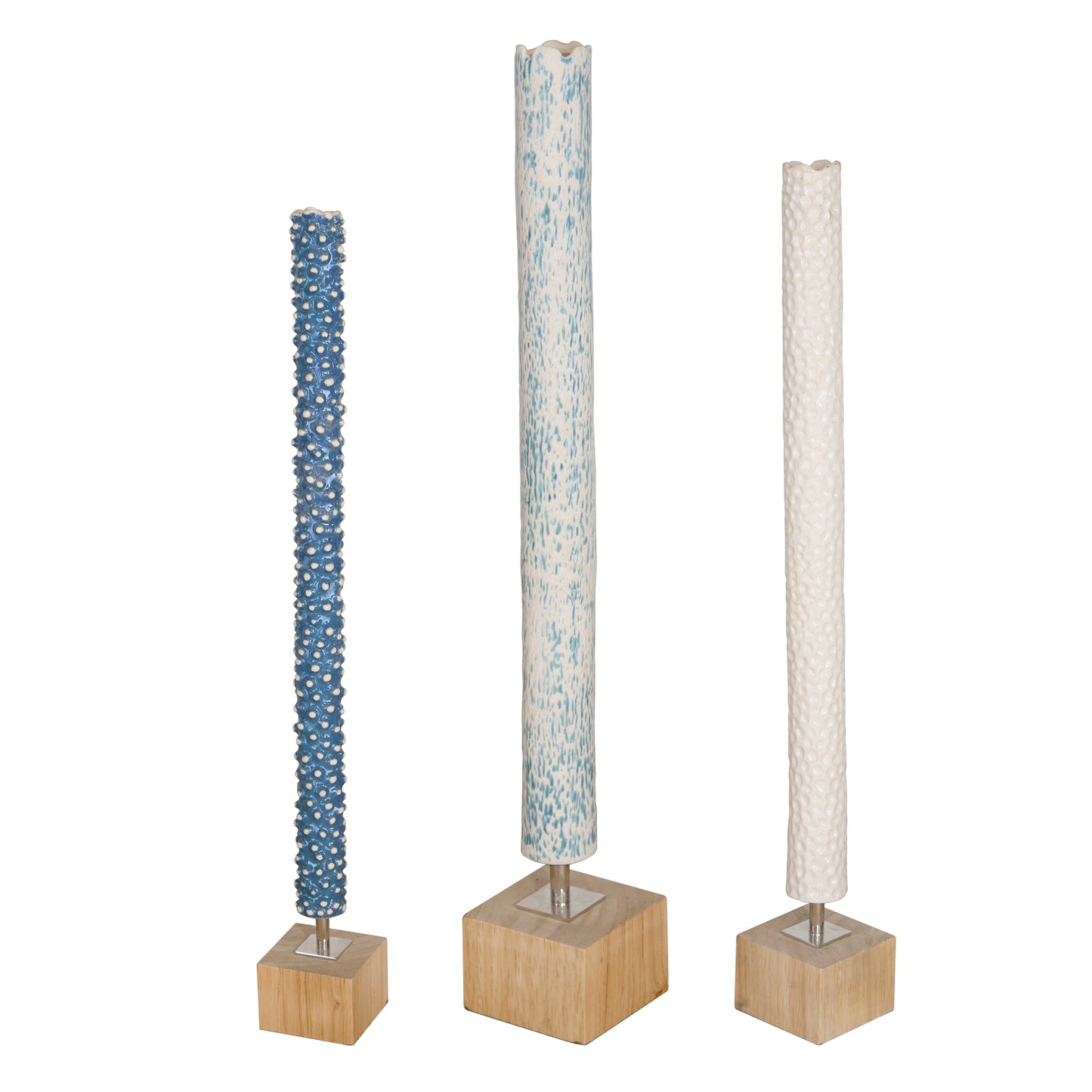 Uttermost 17986 Markira Blue Sculptures, S/3