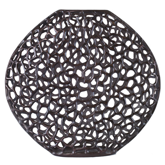 Uttermost 18011 Web Dark Bronze Vase