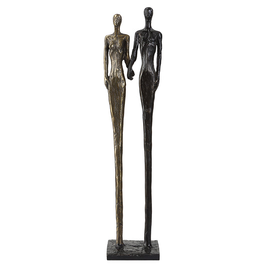 Uttermost 18008 Two's Company Cast Iron Sculpture
