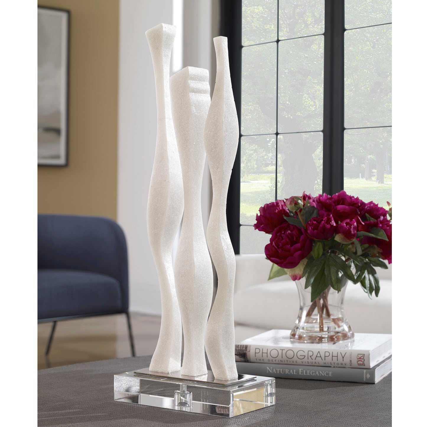 Uttermost 18013 Gale White Marble Sculpture