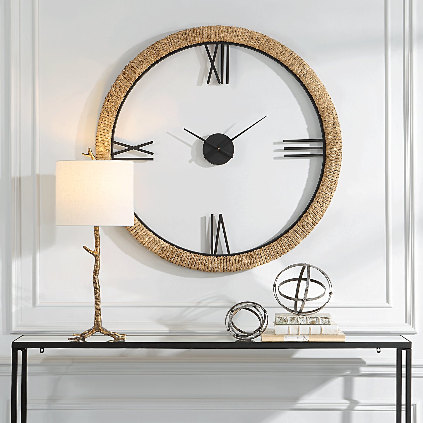 Uttermost 06464 Montecito Coastal Modern Wall Clock