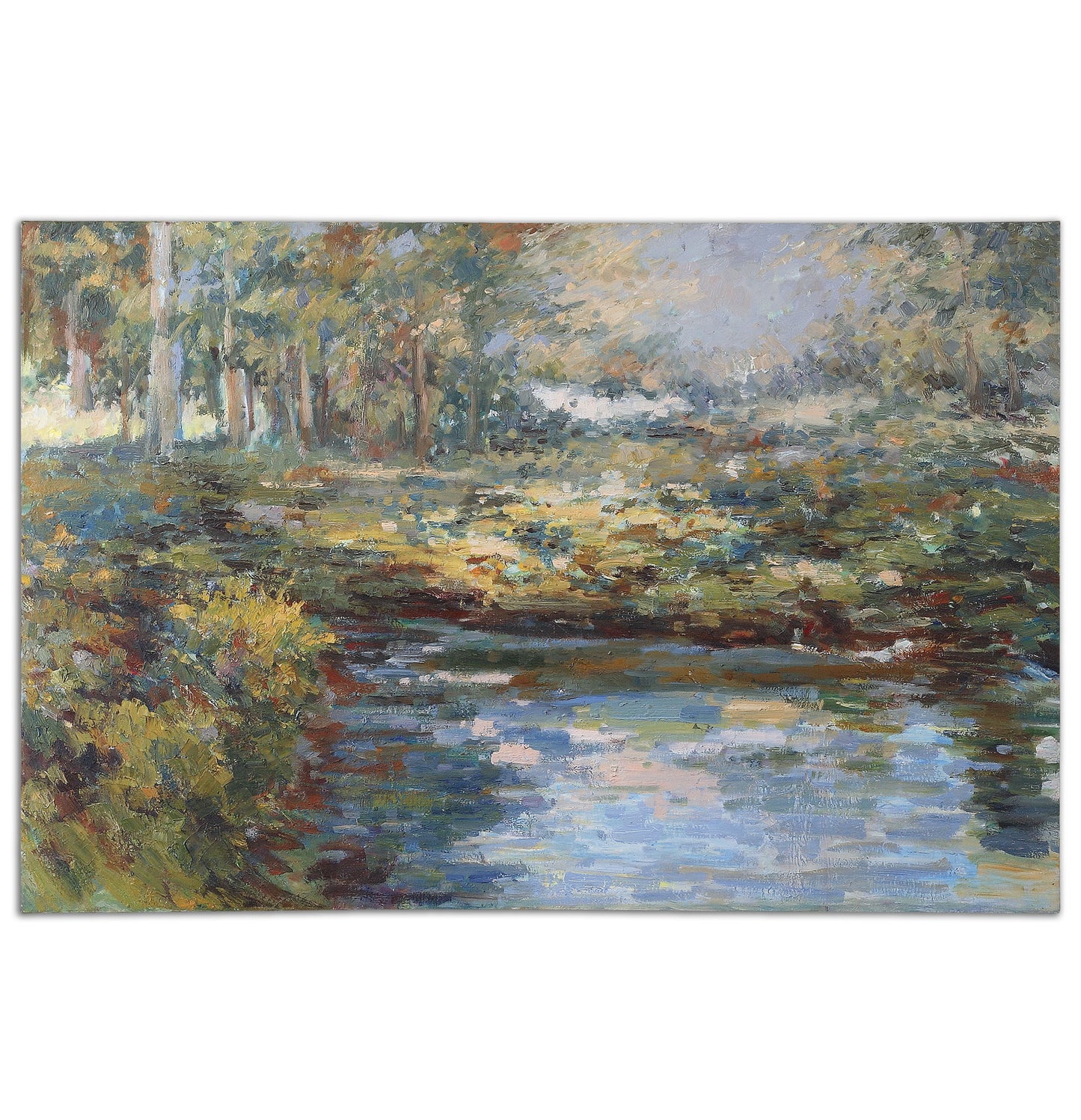 Uttermost 32200 Lake James Hand Painted Wall Art