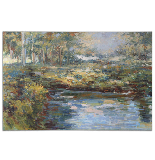 Uttermost 32200 Lake James Hand Painted Wall Art