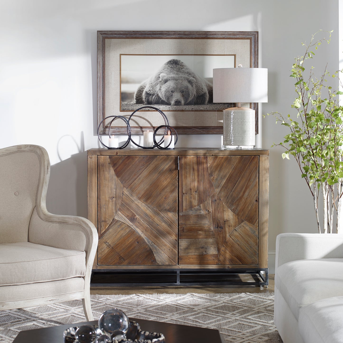 Uttermost 33661 Deep Sleep Bear Print