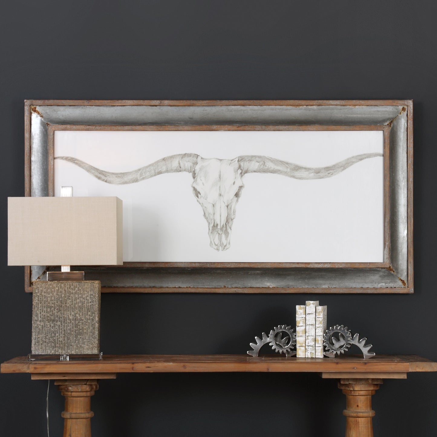 Uttermost 51106 Western Skull Mount Print
