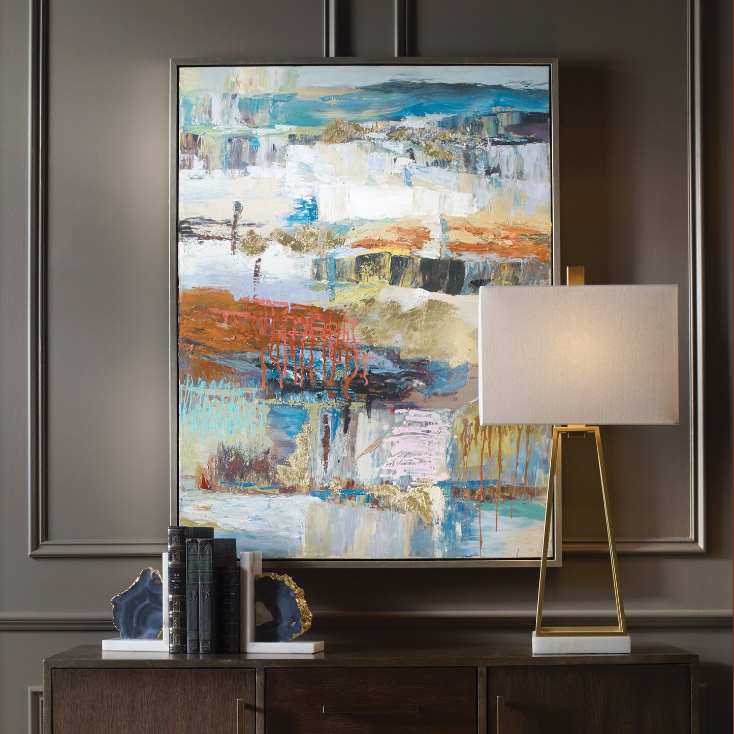 Uttermost 37005 Fiesta Hand Painted Canvas