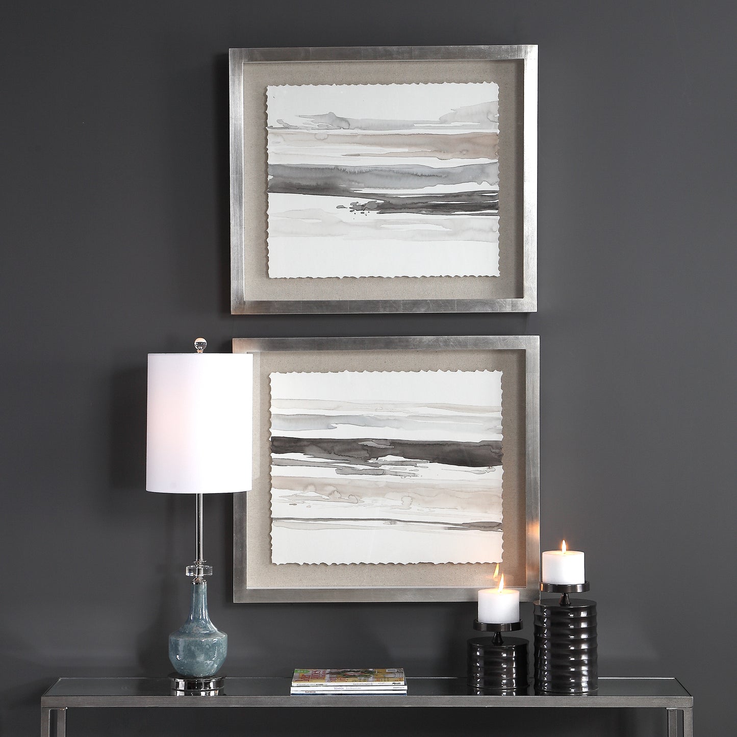 Uttermost 36114 Neutral Landscape Framed Prints, Set/2