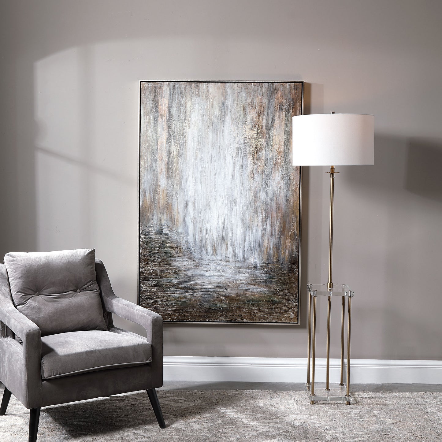 Uttermost 31331 Desert Rain Hand Painted Abstract Art