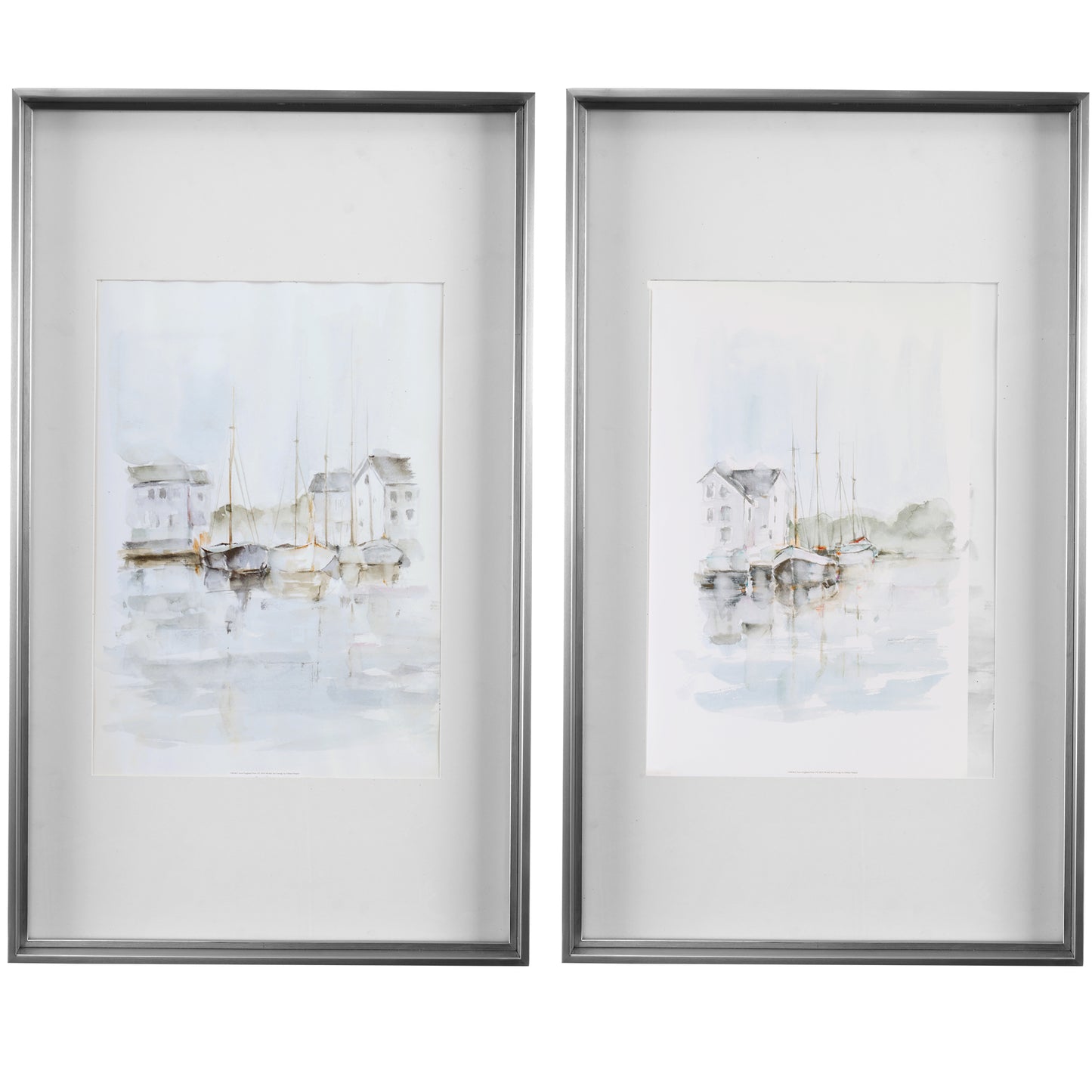 Uttermost 33714 New England Port Framed Prints, S/2
