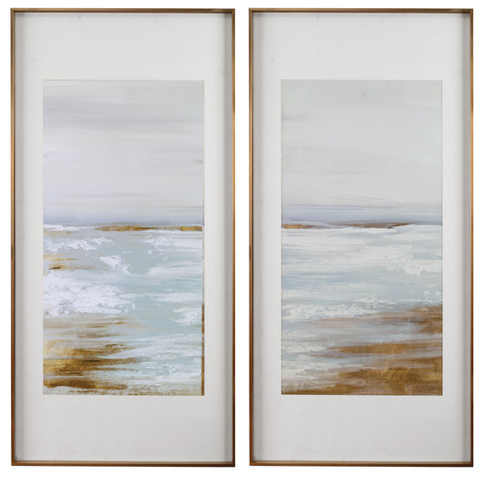 Uttermost 33716 Coastline Framed Prints, S/2