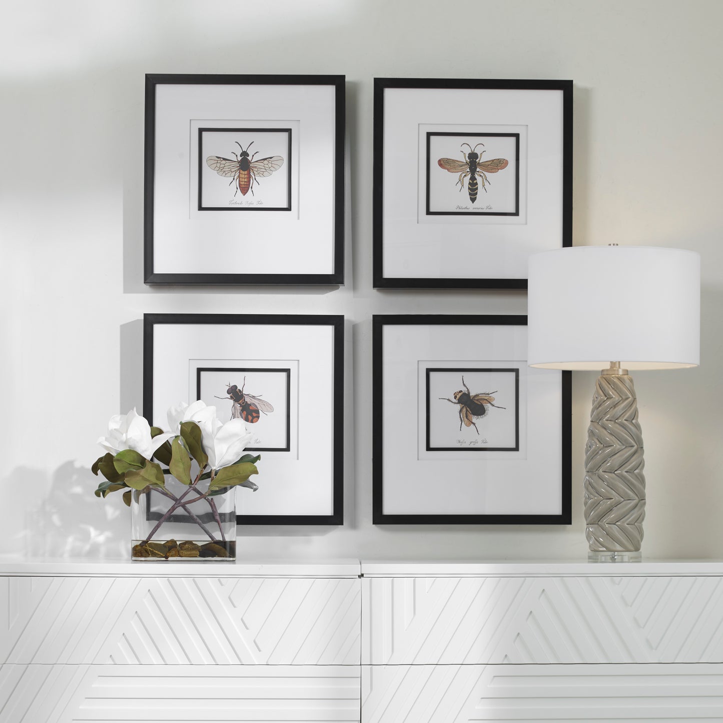 Uttermost 41428 Anthophila Framed Prints, S/4