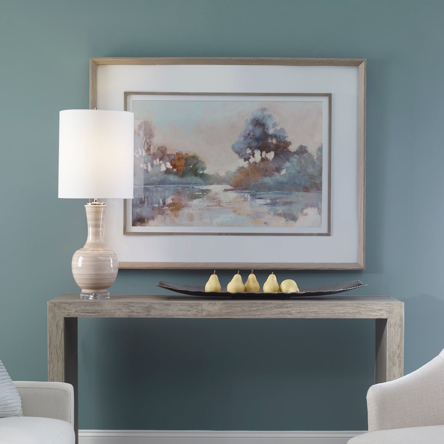 Uttermost 41418 Morning Lake Watercolor Framed Print