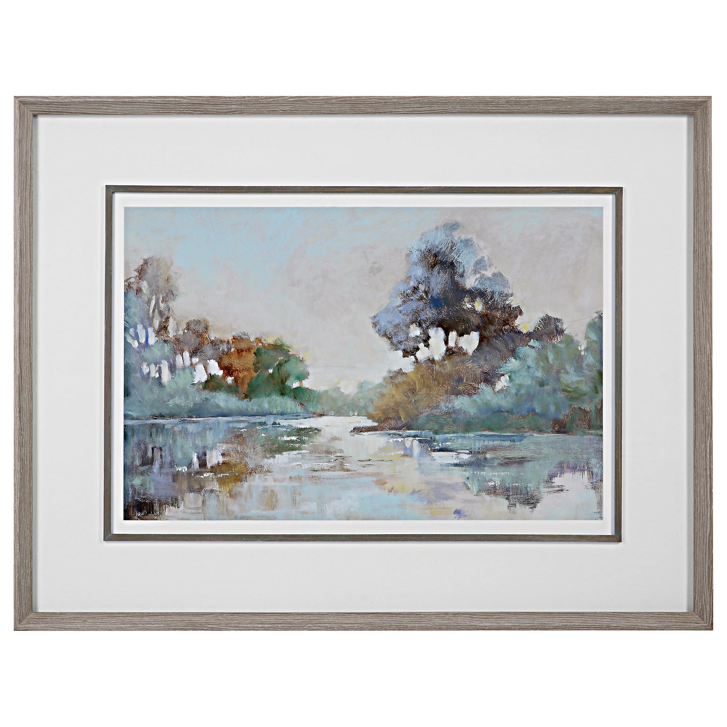 Uttermost 41418 Morning Lake Watercolor Framed Print