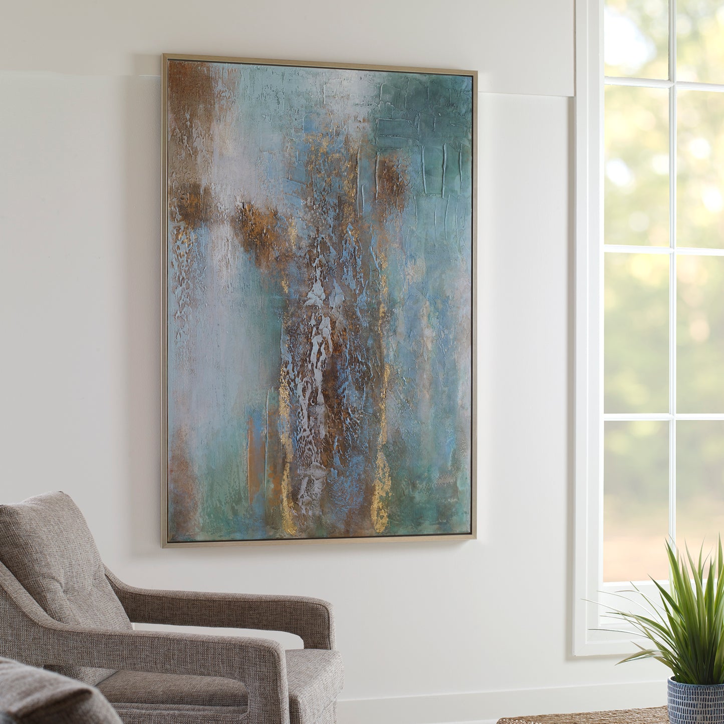 Uttermost 41432 Rendezvous Hand Painted Abstract Art