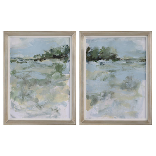 Uttermost 41454 Far Away View Framed Prints, Set/2
