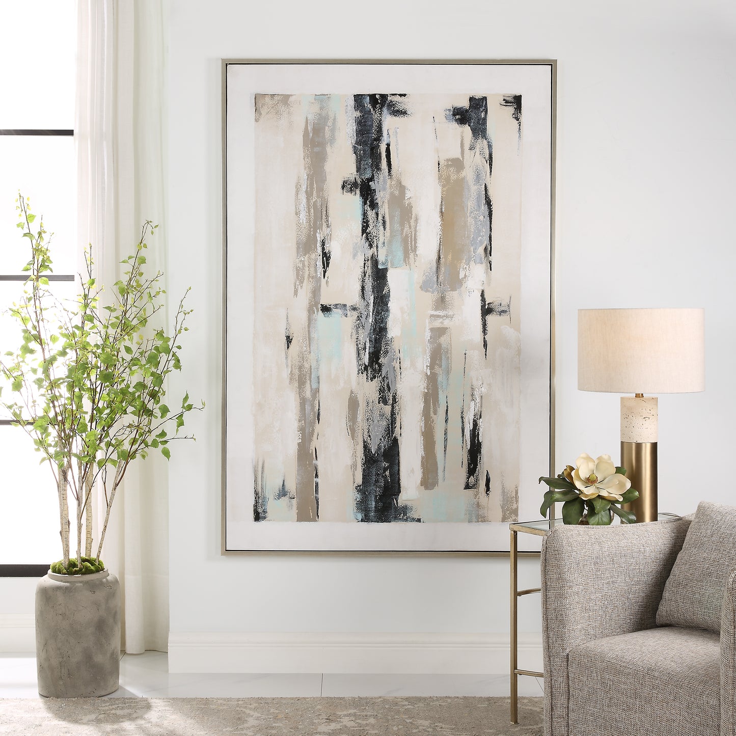 Uttermost 32273 Placidity Hand Painted Abstract Art