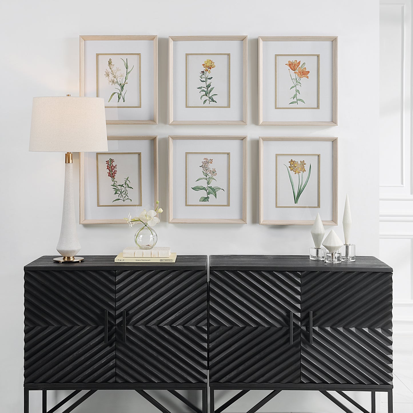 Uttermost 32284 Classic Botanicals Framed Prints Set/6