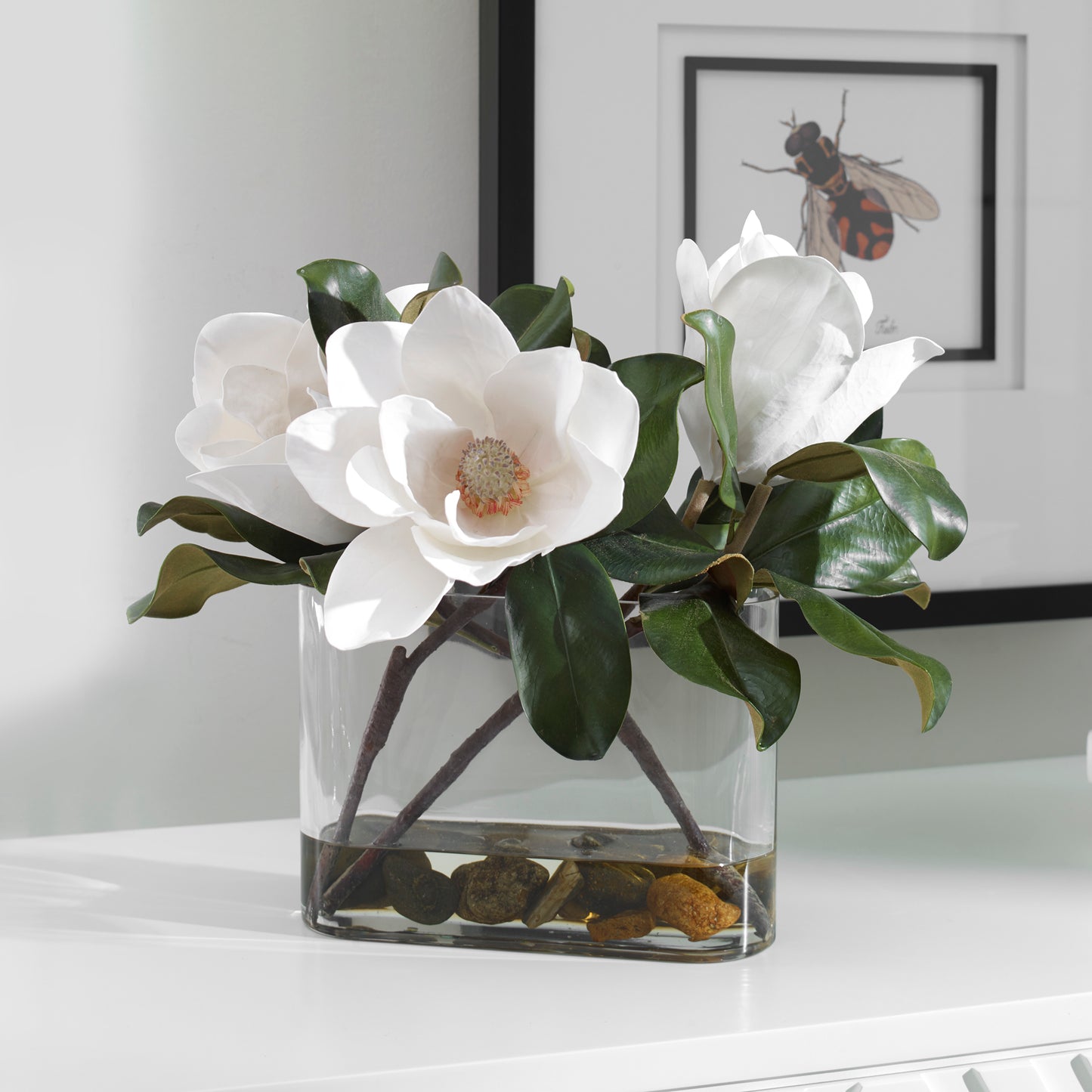 Uttermost 60186 Middleton Magnolia Flower Centerpiece