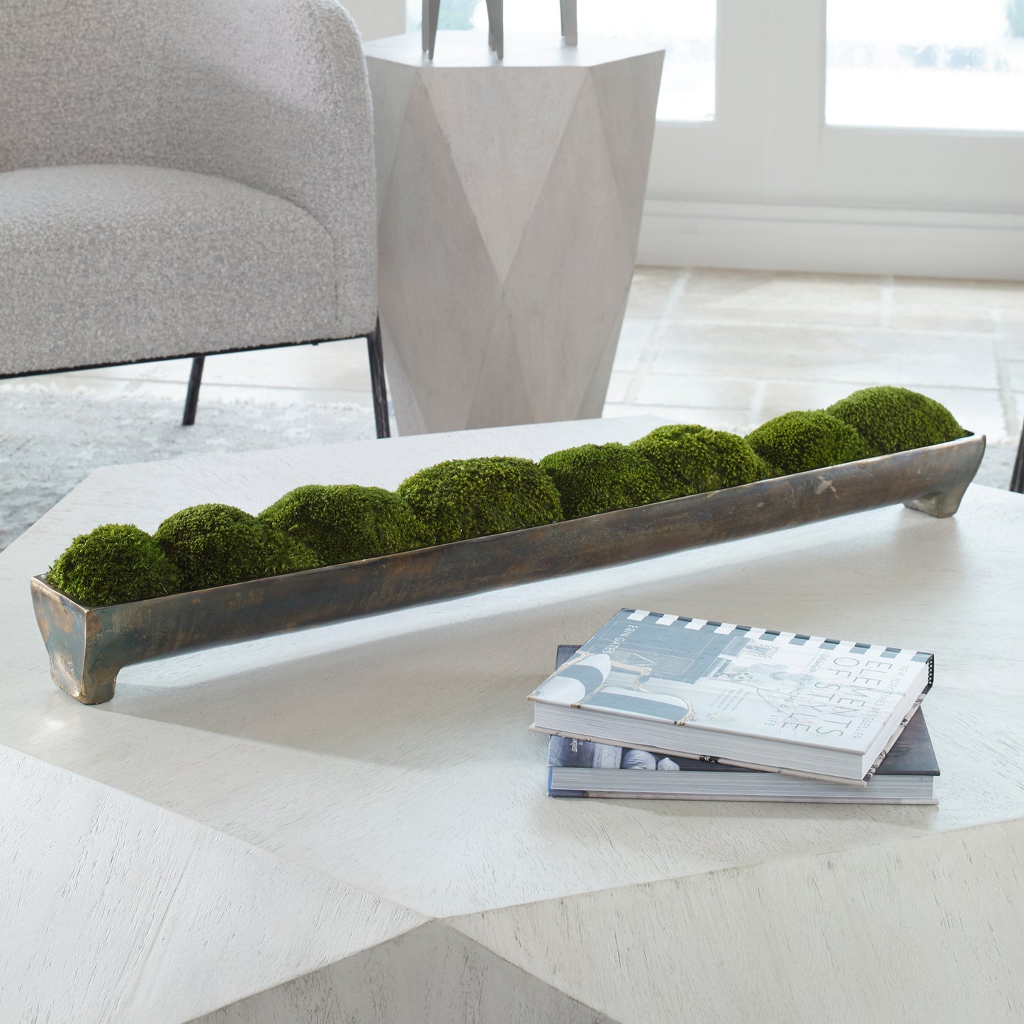 Uttermost 60193 Canal Moss Centerpiece