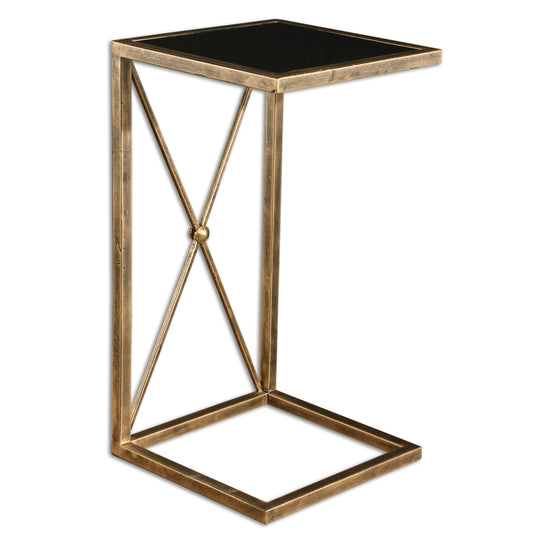 Uttermost 25014 Zafina Gold Accent Table