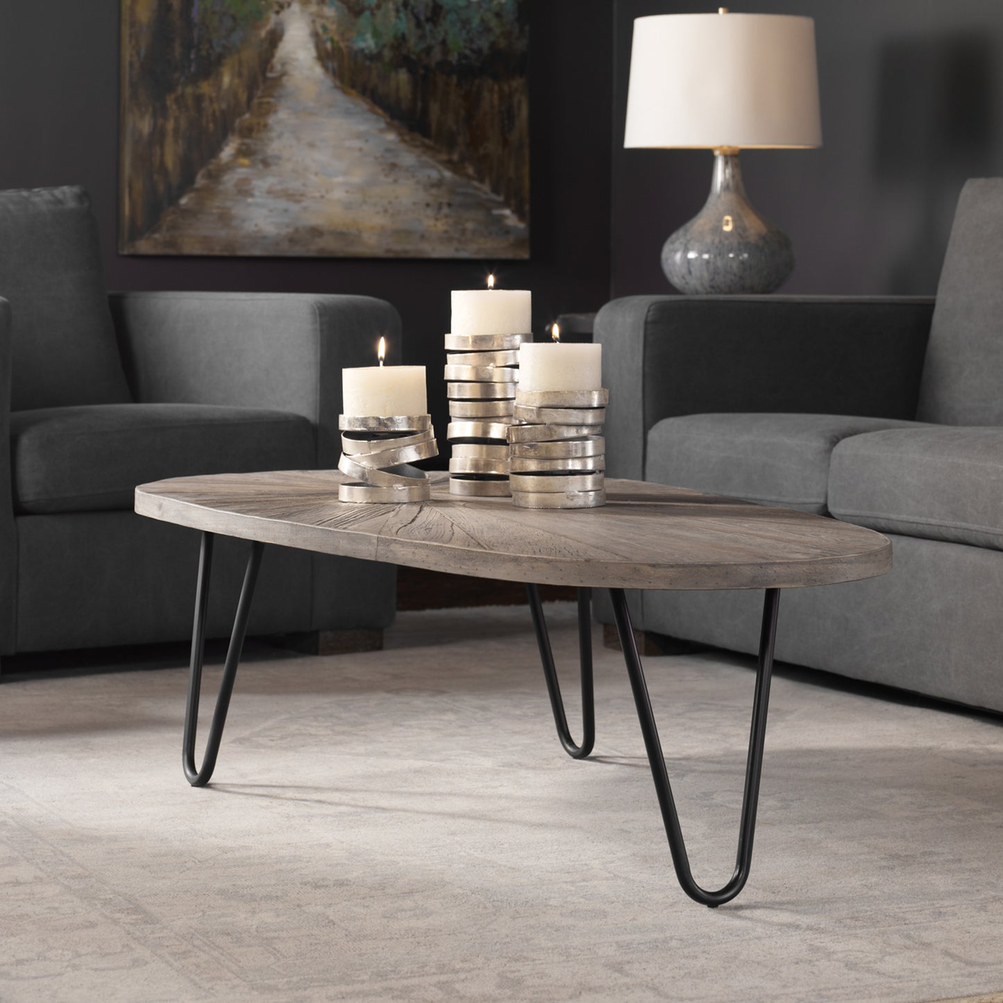 Uttermost 24459 Leveni Wooden Coffee Table