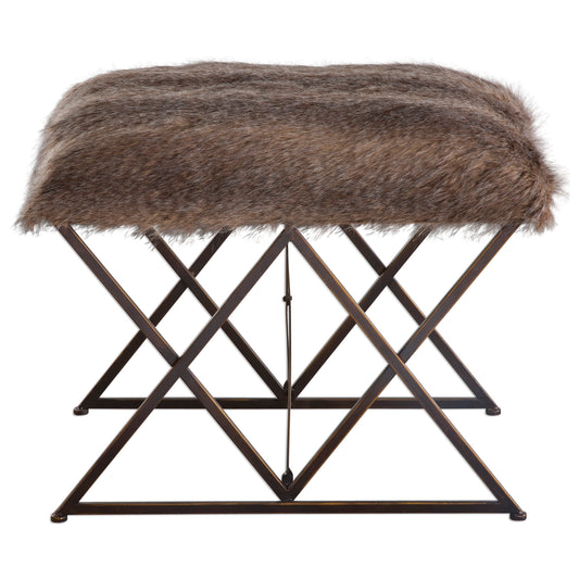 Uttermost 23277 Brannen Plush Small Bench